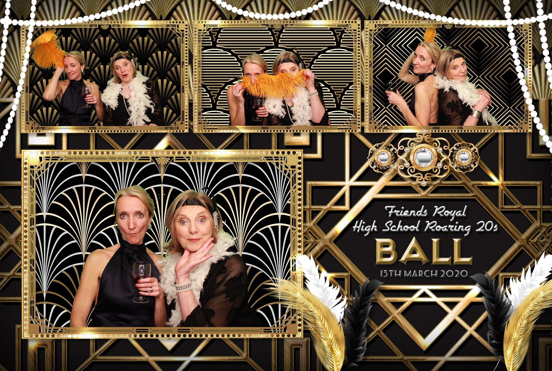 Friends Royal High School Roaring 20s Ball | View more photos from the event at gallery.myphotoboothexperience.co.uk/u/MyPhotoBoothExperienceLtd/Friends-Royal-High-School-Roaring-20s-Ball